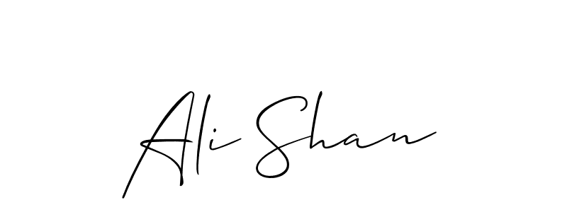 How to make Ali Shan signature? Allison_Script is a professional autograph style. Create handwritten signature for Ali Shan name. Ali Shan signature style 2 images and pictures png