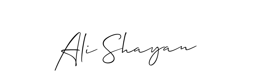 Make a beautiful signature design for name Ali Shayan. Use this online signature maker to create a handwritten signature for free. Ali Shayan signature style 2 images and pictures png