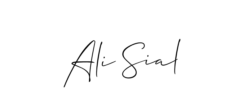 Also You can easily find your signature by using the search form. We will create Ali Sial name handwritten signature images for you free of cost using Allison_Script sign style. Ali Sial signature style 2 images and pictures png