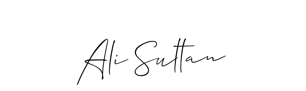 Also we have Ali Sultan name is the best signature style. Create professional handwritten signature collection using Allison_Script autograph style. Ali Sultan signature style 2 images and pictures png