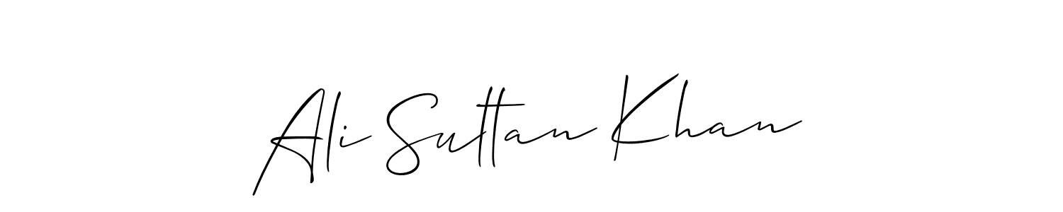 if you are searching for the best signature style for your name Ali Sultan Khan. so please give up your signature search. here we have designed multiple signature styles  using Allison_Script. Ali Sultan Khan signature style 2 images and pictures png