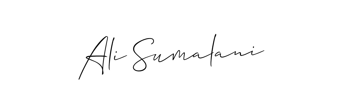 How to Draw Ali Sumalani signature style? Allison_Script is a latest design signature styles for name Ali Sumalani. Ali Sumalani signature style 2 images and pictures png