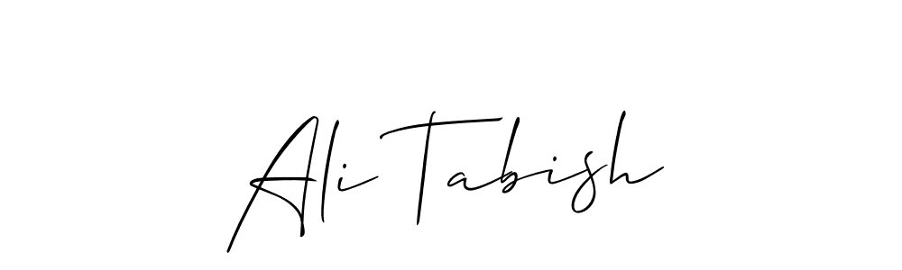 How to Draw Ali Tabish signature style? Allison_Script is a latest design signature styles for name Ali Tabish. Ali Tabish signature style 2 images and pictures png