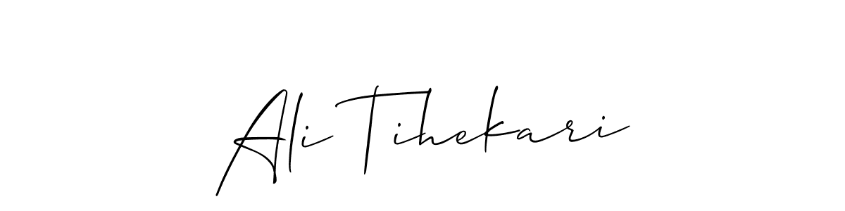 Once you've used our free online signature maker to create your best signature Allison_Script style, it's time to enjoy all of the benefits that Ali Tihekari name signing documents. Ali Tihekari signature style 2 images and pictures png