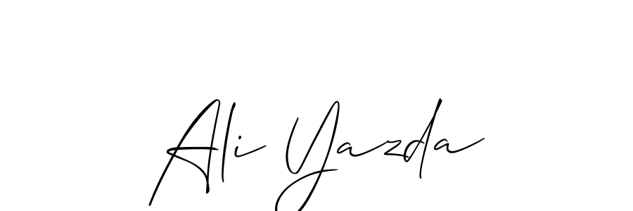 You can use this online signature creator to create a handwritten signature for the name Ali Yazda. This is the best online autograph maker. Ali Yazda signature style 2 images and pictures png