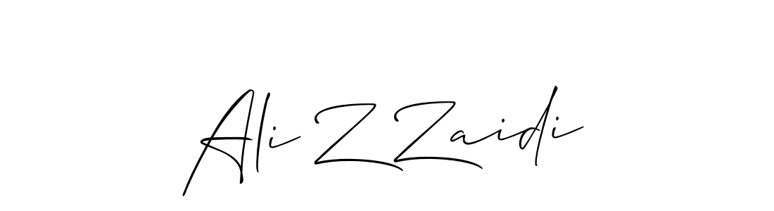 Make a short Ali Z Zaidi signature style. Manage your documents anywhere anytime using Allison_Script. Create and add eSignatures, submit forms, share and send files easily. Ali Z Zaidi signature style 2 images and pictures png
