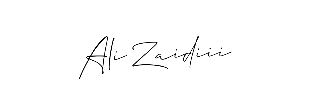 Allison_Script is a professional signature style that is perfect for those who want to add a touch of class to their signature. It is also a great choice for those who want to make their signature more unique. Get Ali Zaidiii name to fancy signature for free. Ali Zaidiii signature style 2 images and pictures png