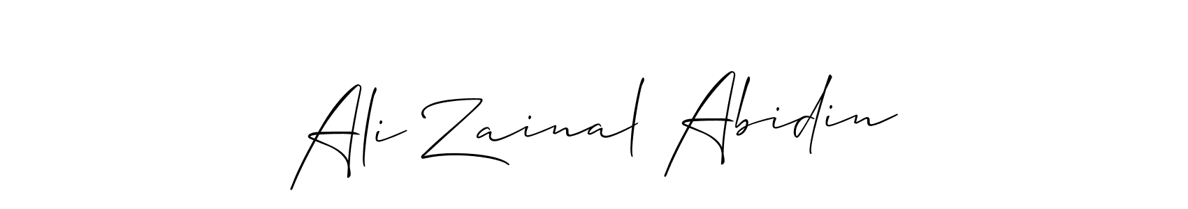 if you are searching for the best signature style for your name Ali Zainal Abidin. so please give up your signature search. here we have designed multiple signature styles  using Allison_Script. Ali Zainal Abidin signature style 2 images and pictures png