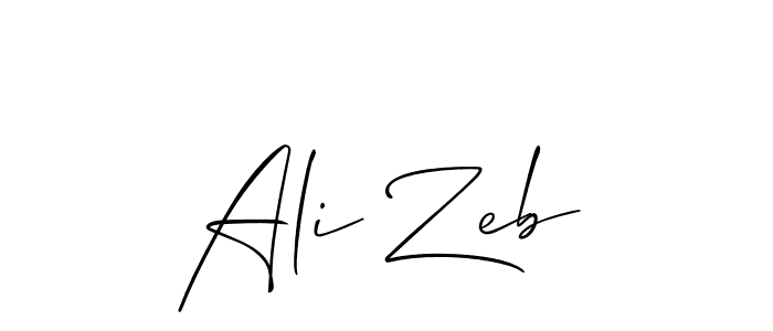 if you are searching for the best signature style for your name Ali Zeb. so please give up your signature search. here we have designed multiple signature styles  using Allison_Script. Ali Zeb signature style 2 images and pictures png