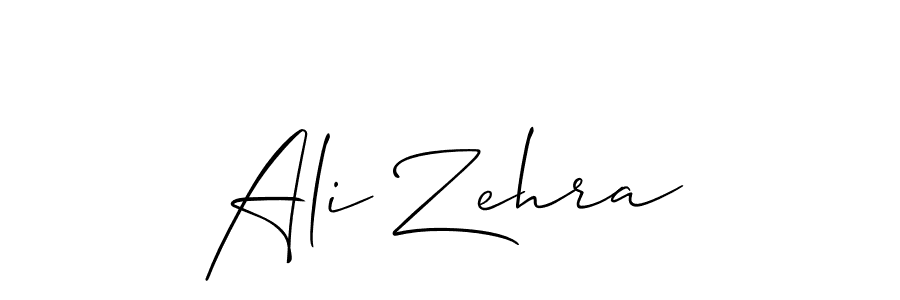 Design your own signature with our free online signature maker. With this signature software, you can create a handwritten (Allison_Script) signature for name Ali Zehra. Ali Zehra signature style 2 images and pictures png