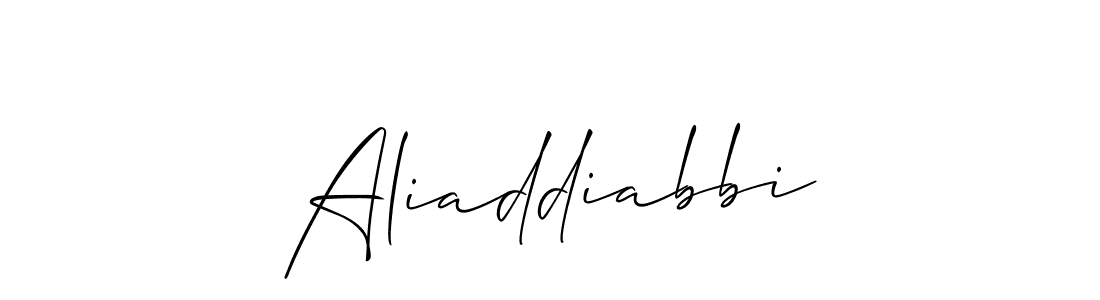 Best and Professional Signature Style for Aliaddiabbi. Allison_Script Best Signature Style Collection. Aliaddiabbi signature style 2 images and pictures png