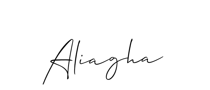 Also You can easily find your signature by using the search form. We will create Aliagha name handwritten signature images for you free of cost using Allison_Script sign style. Aliagha signature style 2 images and pictures png