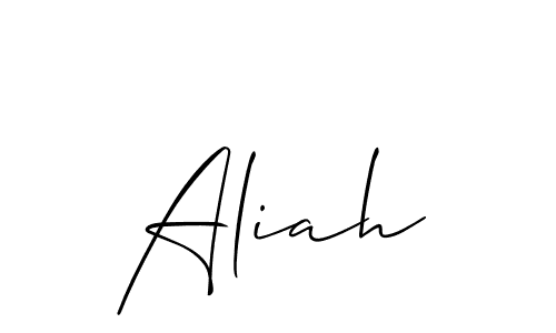 You can use this online signature creator to create a handwritten signature for the name Aliah. This is the best online autograph maker. Aliah signature style 2 images and pictures png