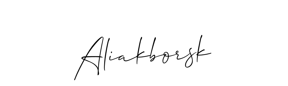 Here are the top 10 professional signature styles for the name Aliakborsk. These are the best autograph styles you can use for your name. Aliakborsk signature style 2 images and pictures png