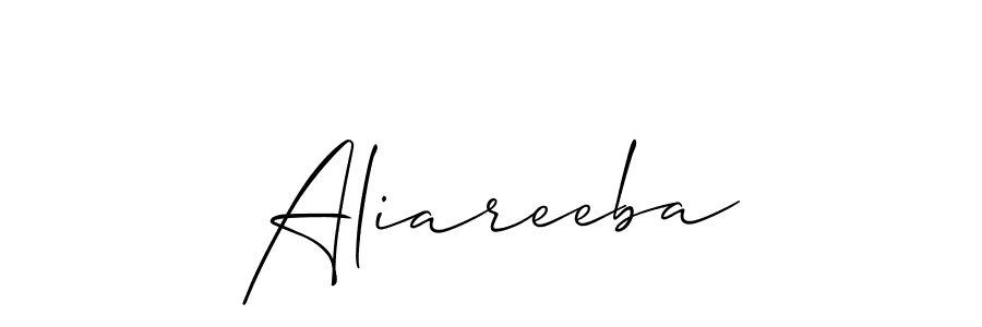 if you are searching for the best signature style for your name Aliareeba. so please give up your signature search. here we have designed multiple signature styles  using Allison_Script. Aliareeba signature style 2 images and pictures png