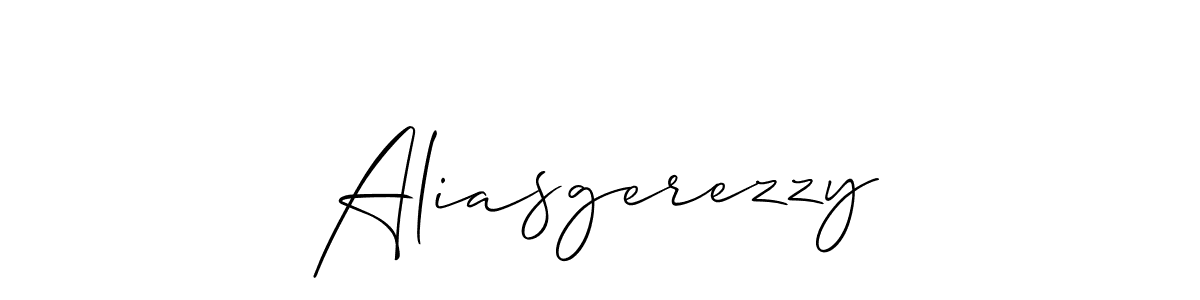 Also You can easily find your signature by using the search form. We will create Aliasgerezzy name handwritten signature images for you free of cost using Allison_Script sign style. Aliasgerezzy signature style 2 images and pictures png