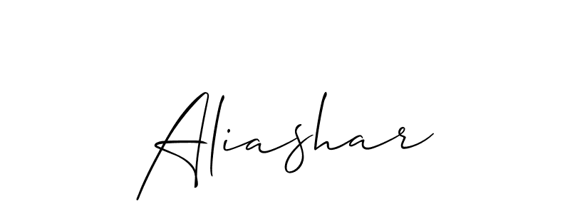 You can use this online signature creator to create a handwritten signature for the name Aliashar. This is the best online autograph maker. Aliashar signature style 2 images and pictures png