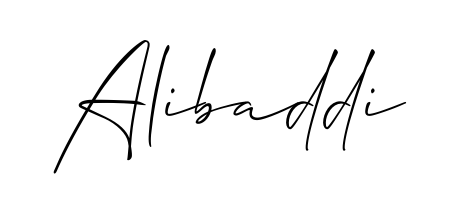 A dynamic signature style for Alibaddi using Allison_Script script. Designed to look authentic, handwritten, and professional. Alibaddi signature style 2 images and pictures png