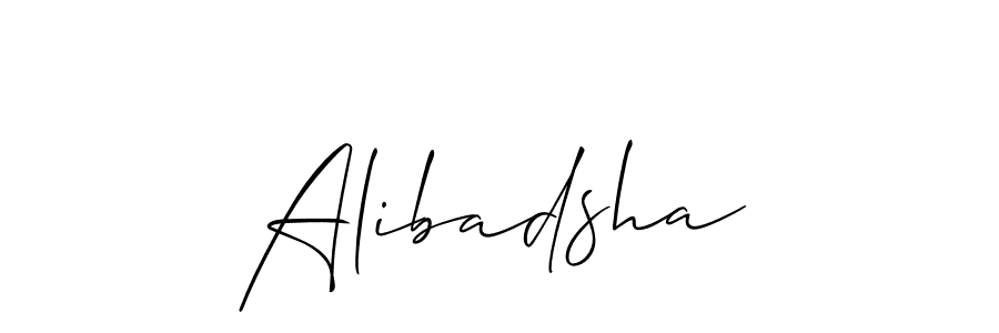 Alibadsha stylish signature style. Best Handwritten Sign (Allison_Script) for my name. Handwritten Signature Collection Ideas for my name Alibadsha. Alibadsha signature style 2 images and pictures png