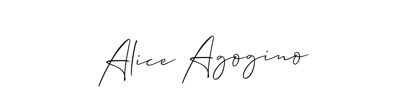 This is the best signature style for the Alice Agogino name. Also you like these signature font (Allison_Script). Mix name signature. Alice Agogino signature style 2 images and pictures png