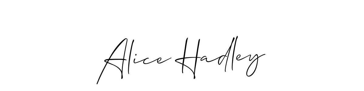See photos of Alice Hadley official signature by Spectra . Check more albums & portfolios. Read reviews & check more about Allison_Script font. Alice Hadley signature style 2 images and pictures png