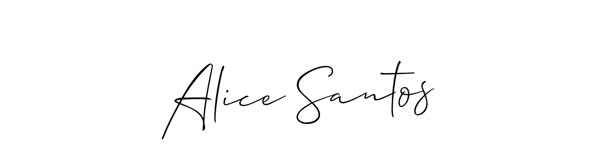 This is the best signature style for the Alice Santos name. Also you like these signature font (Allison_Script). Mix name signature. Alice Santos signature style 2 images and pictures png