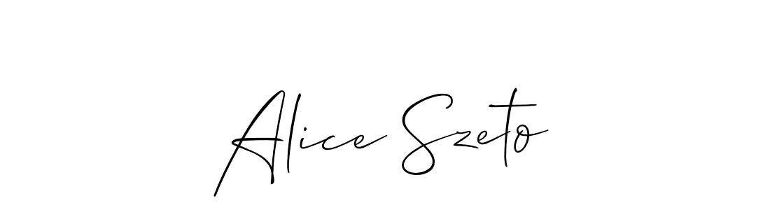 Check out images of Autograph of Alice Szeto name. Actor Alice Szeto Signature Style. Allison_Script is a professional sign style online. Alice Szeto signature style 2 images and pictures png