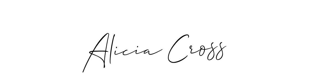 Check out images of Autograph of Alicia Cross name. Actor Alicia Cross Signature Style. Allison_Script is a professional sign style online. Alicia Cross signature style 2 images and pictures png