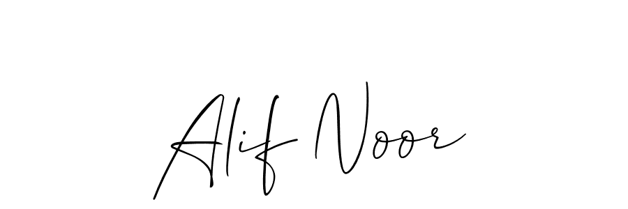 Also we have Alif Noor name is the best signature style. Create professional handwritten signature collection using Allison_Script autograph style. Alif Noor signature style 2 images and pictures png