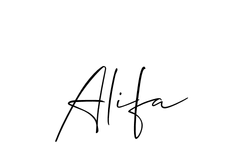 You can use this online signature creator to create a handwritten signature for the name Alifa. This is the best online autograph maker. Alifa signature style 2 images and pictures png