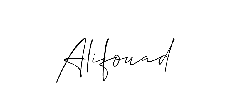 You should practise on your own different ways (Allison_Script) to write your name (Alifouad) in signature. don't let someone else do it for you. Alifouad signature style 2 images and pictures png