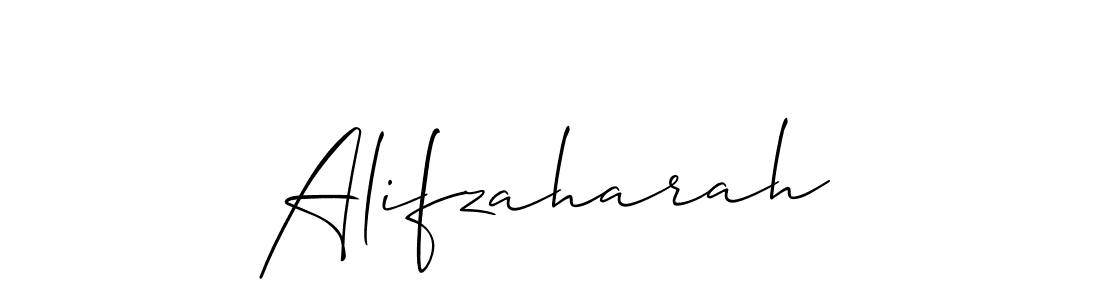 Here are the top 10 professional signature styles for the name Alifzaharah. These are the best autograph styles you can use for your name. Alifzaharah signature style 2 images and pictures png