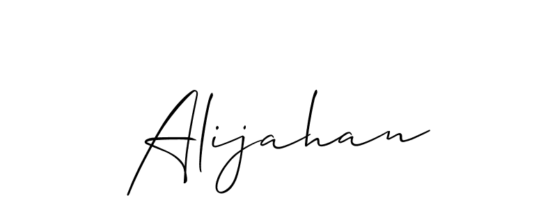 How to Draw Alijahan signature style? Allison_Script is a latest design signature styles for name Alijahan. Alijahan signature style 2 images and pictures png