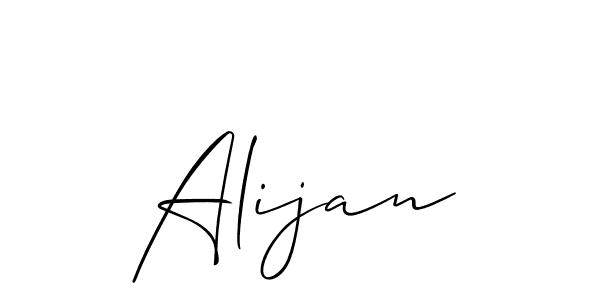 Allison_Script is a professional signature style that is perfect for those who want to add a touch of class to their signature. It is also a great choice for those who want to make their signature more unique. Get Alijan name to fancy signature for free. Alijan signature style 2 images and pictures png