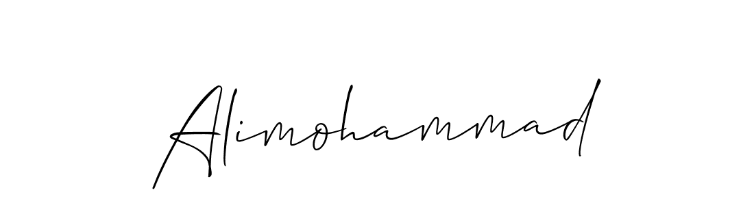 Once you've used our free online signature maker to create your best signature Allison_Script style, it's time to enjoy all of the benefits that Alimohammad name signing documents. Alimohammad signature style 2 images and pictures png