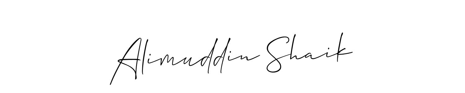 This is the best signature style for the Alimuddin Shaik name. Also you like these signature font (Allison_Script). Mix name signature. Alimuddin Shaik signature style 2 images and pictures png
