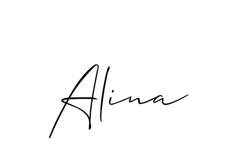 if you are searching for the best signature style for your name Alina. so please give up your signature search. here we have designed multiple signature styles  using Allison_Script. Alina signature style 2 images and pictures png