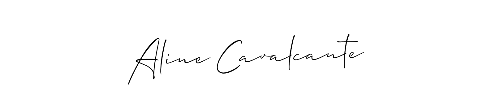 It looks lik you need a new signature style for name Aline Cavalcante. Design unique handwritten (Allison_Script) signature with our free signature maker in just a few clicks. Aline Cavalcante signature style 2 images and pictures png