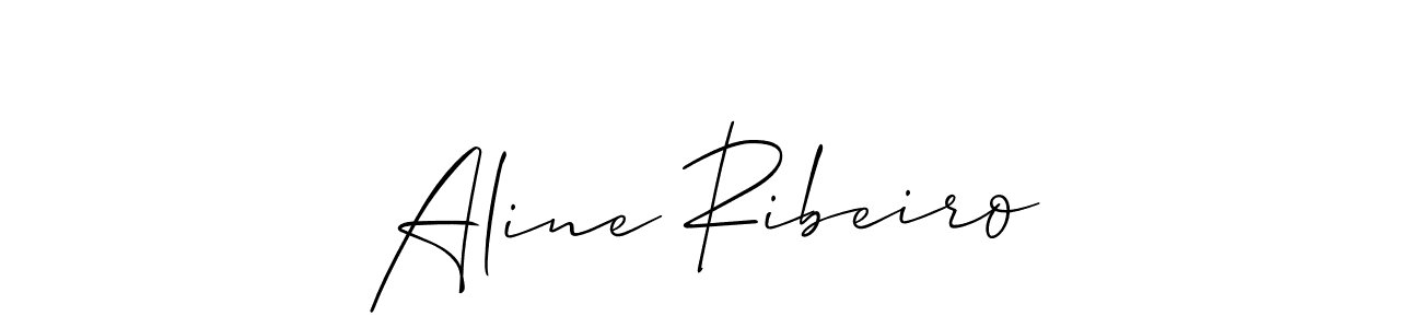 It looks lik you need a new signature style for name Aline Ribeiro. Design unique handwritten (Allison_Script) signature with our free signature maker in just a few clicks. Aline Ribeiro signature style 2 images and pictures png