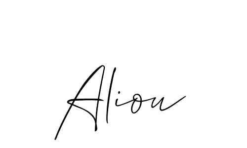 The best way (Allison_Script) to make a short signature is to pick only two or three words in your name. The name Aliou include a total of six letters. For converting this name. Aliou signature style 2 images and pictures png