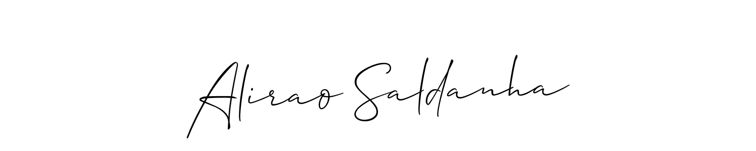 You can use this online signature creator to create a handwritten signature for the name Alirao Saldanha. This is the best online autograph maker. Alirao Saldanha signature style 2 images and pictures png