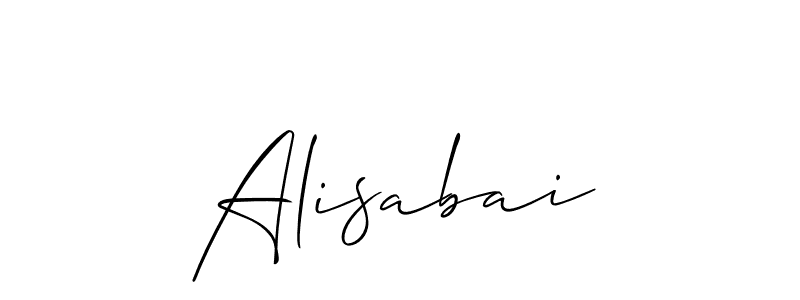 Also You can easily find your signature by using the search form. We will create Alisabai name handwritten signature images for you free of cost using Allison_Script sign style. Alisabai signature style 2 images and pictures png
