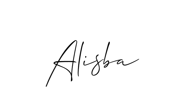Make a beautiful signature design for name Alisba. Use this online signature maker to create a handwritten signature for free. Alisba signature style 2 images and pictures png