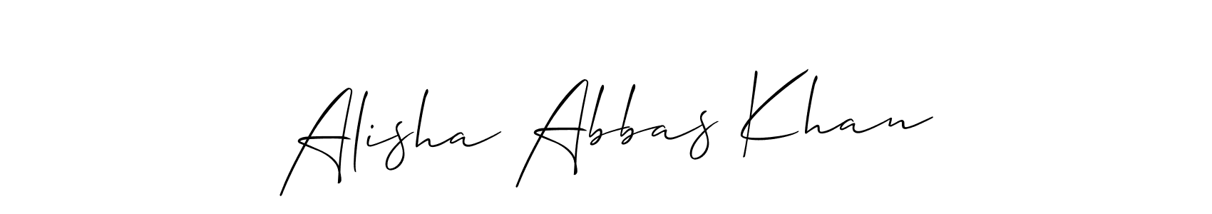Best and Professional Signature Style for Alisha Abbas Khan. Allison_Script Best Signature Style Collection. Alisha Abbas Khan signature style 2 images and pictures png
