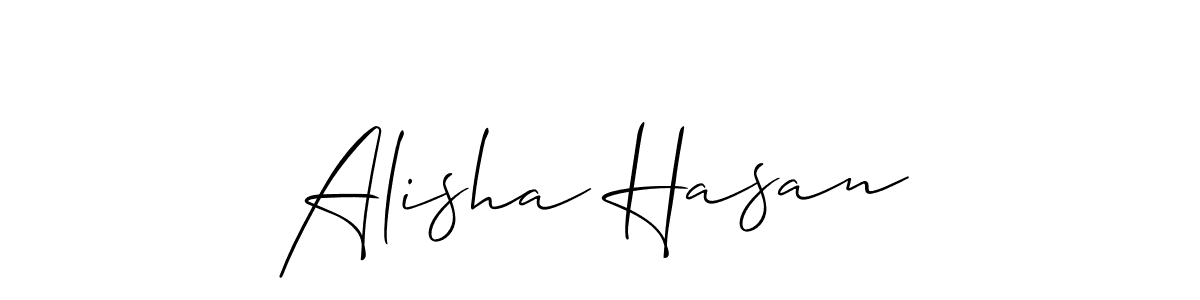 Best and Professional Signature Style for Alisha Hasan. Allison_Script Best Signature Style Collection. Alisha Hasan signature style 2 images and pictures png