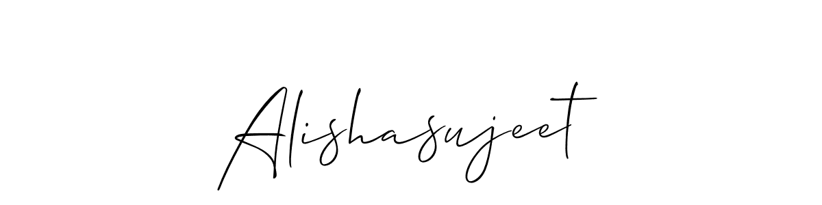 You can use this online signature creator to create a handwritten signature for the name Alishasujeet. This is the best online autograph maker. Alishasujeet signature style 2 images and pictures png