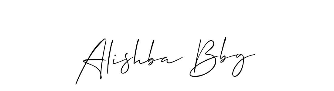 Once you've used our free online signature maker to create your best signature Allison_Script style, it's time to enjoy all of the benefits that Alishba Bbg name signing documents. Alishba Bbg signature style 2 images and pictures png