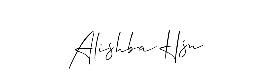 Best and Professional Signature Style for Alishba Hsn. Allison_Script Best Signature Style Collection. Alishba Hsn signature style 2 images and pictures png
