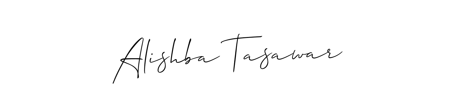 Similarly Allison_Script is the best handwritten signature design. Signature creator online .You can use it as an online autograph creator for name Alishba Tasawar. Alishba Tasawar signature style 2 images and pictures png