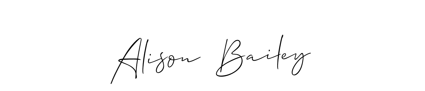 Here are the top 10 professional signature styles for the name Alison  Bailey. These are the best autograph styles you can use for your name. Alison  Bailey signature style 2 images and pictures png